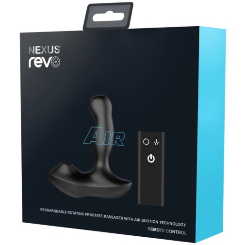 Nexus - Revo Air Suction Prostate Massager - Black photo