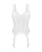 Obsessive - Arrowel Corset - White - 2XL/3XL 照片-6