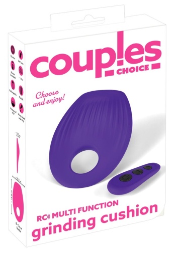 Couples Choice - 震動型坐墊連遙控 - 紫色 照片