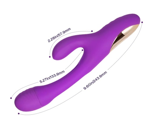 Honey Play Box - Bora Rabbit Tapping Vibrator - Purple photo