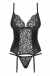 Obsessive - Laluna Corset & Thong - Black - S/M photo-7