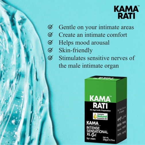 Kama Rati - 男士強力刺激凝膠XL - 20g 照片