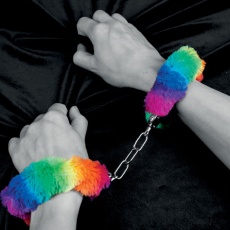 Spencer&Fleetwood - Lined Handcuffs - Rainbow photo