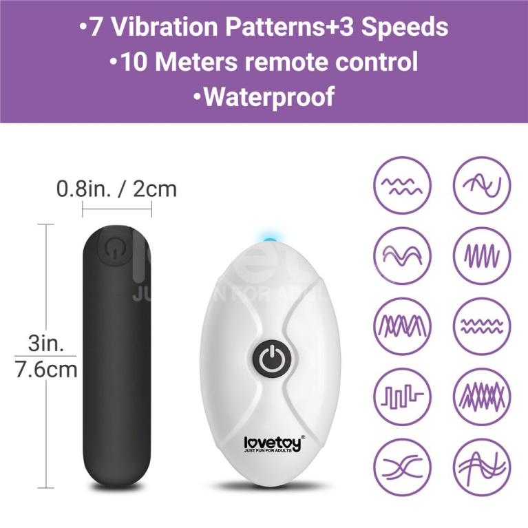 Lovetoy - Slide Vibrating Panties L - Purple photo