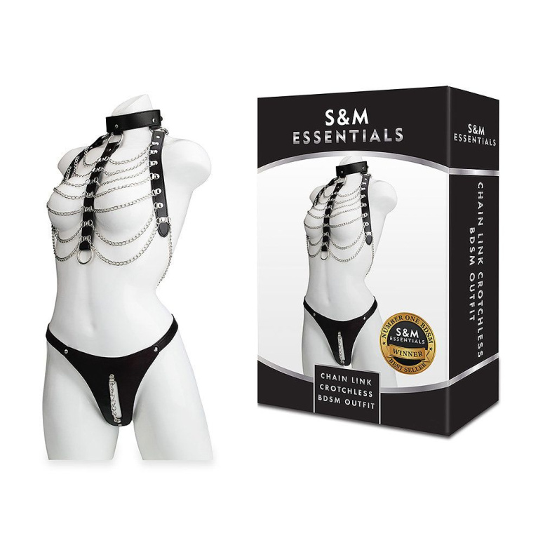 S&M - Chain Link Crotchless Bdsm Outfit photo