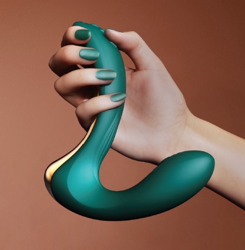 Zalo - Talis G-Spot Vibrator - Turquoise Green  photo