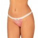 Obsessive - Bloomys Thong - White/Pink - S/M photo