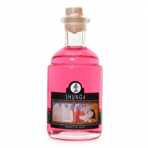 Shunga - Warming Massage Oil Sparkling Strawberry Wine - 100ml photo