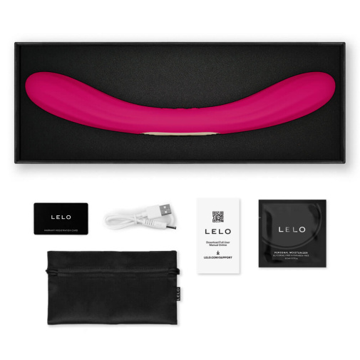 Lelo - Boomerang App Dual-Ended Vibrator - Cerise photo