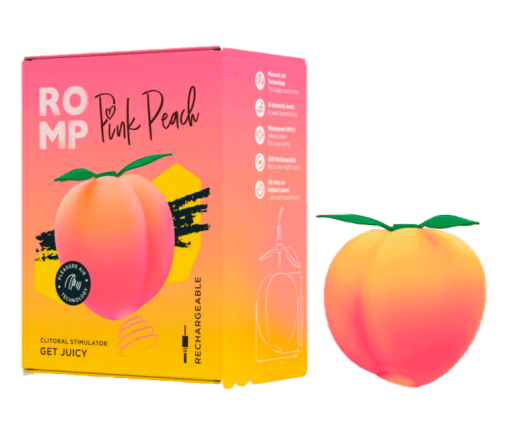 Romp - Peach Clitoral Stimulator - Pink photo