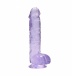 RealRock - 6" Realistic Dildo w Balls - Purple 照片