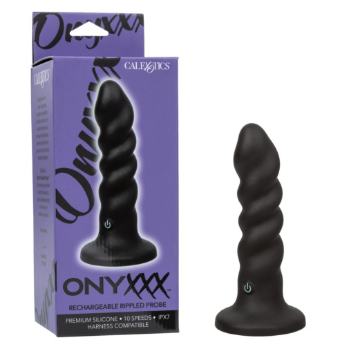 CEN - Onyxxx Rippled Anal Probe - Black photo