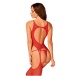 Obsessive - Bodystocking N122 - Red - S/M/L photo-2