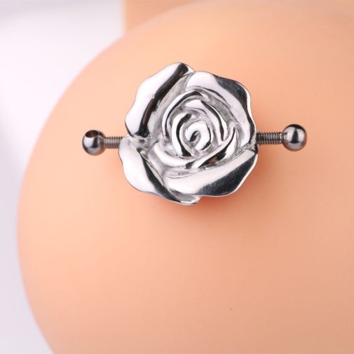 FAAK - Rose Metal Nipple Clamps  照片