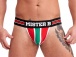 Mister B - Urban Rome Jock Strap - Red/Green - S photo