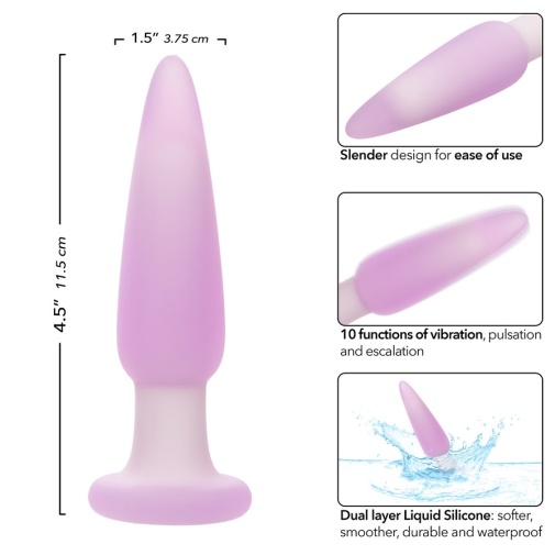 CEN - Lavender Haze Slender Vibro Plug - Purple 照片