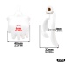 FAAK - Hand Shaped Resin Chastity Cage - White 照片-10