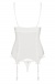 Obsessive - 843-COR-2 Corset & Thong - White - L/XL photo-8