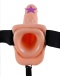 Fetish Fantasy - 7" Vibro Hollow Strap-On w Balls - Flesh photo-2