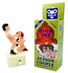 HHT - Wind-up Blow Job Fun Loving Couple photo