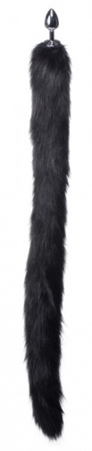 Tailz - Extra Long Midnight Mink Tail Anal Plug - Black photo