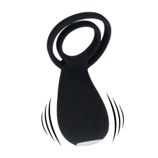 Levelz - Vibro Ring w Paw Stimulator - Black 照片