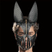 Lovetoy - Rebellion Reign Dark Bunny Face Mask - Black 照片