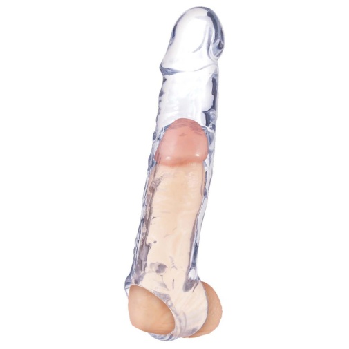 Nasstoys - 6.5" Magic Penis Extender w Ball Strap - Clear 照片
