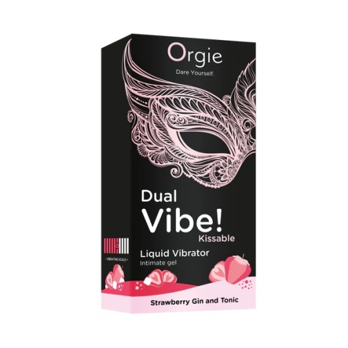 Orgie - Dual Vibe! 可食用震動凝膠 士多啤梨琴通寧 - 15ml 照片