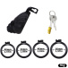 FAAK - Shell Resin Chastity Cage - Black 照片-15