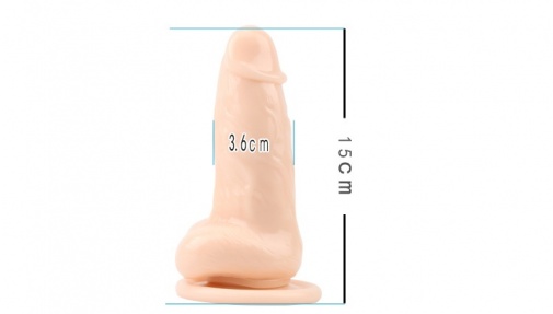 Chisa - 6″ Vibrating Dildo - Flesh photo