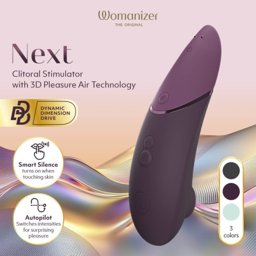 Womanizer - Next 阴蒂吸啜器 - 暗紫色 照片