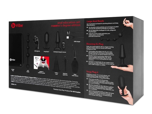 B-Vibe - Masster'S Degree Set - Black photo