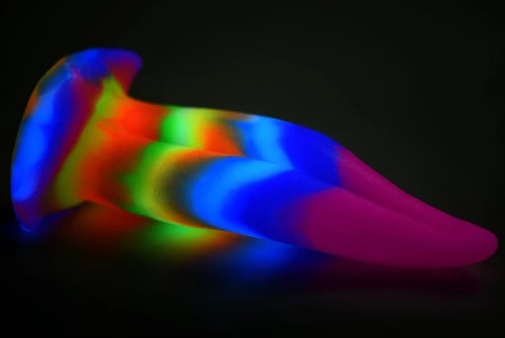 Creature Cocks - 發光獨角獸之吻假陽具 - 彩虹七色 照片