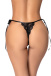 Mapale - 134 Peek-a-Boo Thong - Black 照片-2