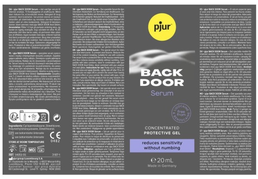 Pjur - Back Door Serum Protective Gel - 20ml photo