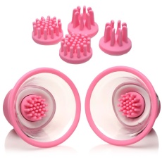 Size Matters - 10X Rotating Nipple Suckers - Pink photo