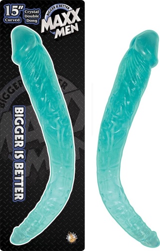 Nasstoys - Maxx Men 15" Double Dildo - Blue photo