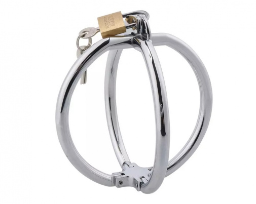 MT - Metal Round Handcuffs - Silver photo