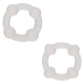 CEN - Alpha Double Stackers 2pcs Set - Liquid Clear 照片-3