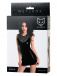 Glossy - Lulu 弹性纤维紧身裙 - 黑色 - M 照片-5