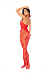 Mapale - 1164 Heart Bodystocking - Red 照片