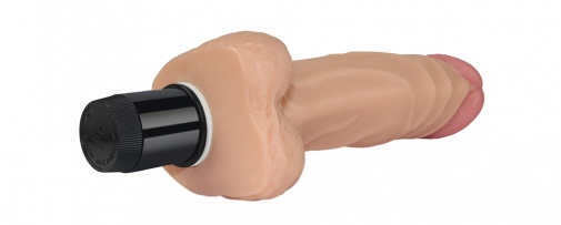 Lovetoy - 9.25" Real feel Flexi Vibrator - Flesh photo