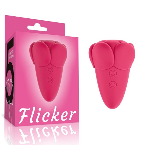 Lovetoy - Flicker 花瓣形陰蒂輕彈刺激震動器 - 粉紅色 照片