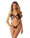 Obsessive - Anyya Crotchless 2 pcs Set - Black - S/M/L photo-3