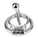 FAAK - Chastity Cage w Urethral Plug - Silver 照片-12