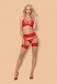 Obsessive - 838-SEG-3 set 3-pcs - Red - L/XL photo-3