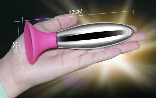Lovetoy - Combined Butt Plug Bobby - Pink photo