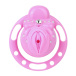 FAAK - Bow Chastity Cage w Cock Plug - Pink photo-3
