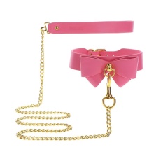 Taboom - Malibu Collar w Leash - Pink  photo